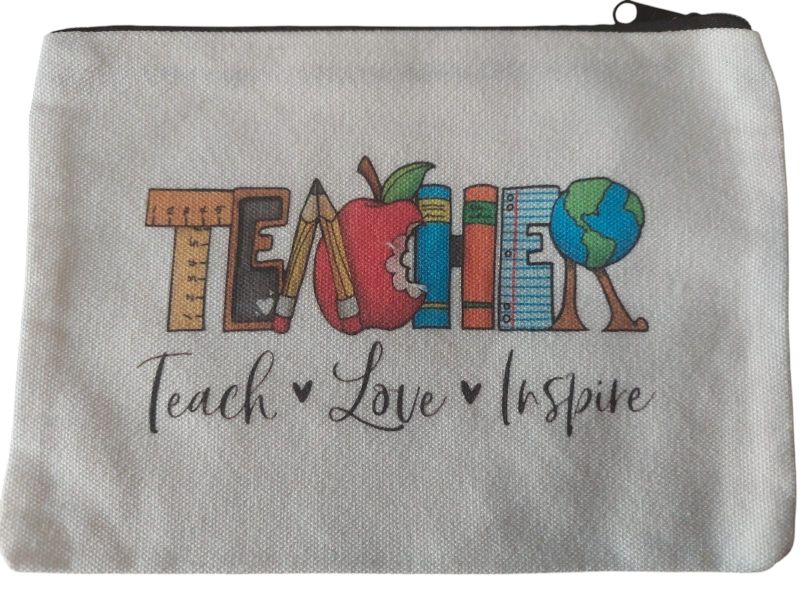 Teach Love Inspire Teachers Stationary Bag
