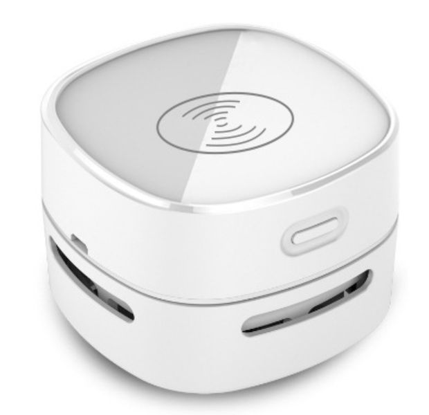 Portable Desktop Vaccum Cleaner/Wireless Phone Charger