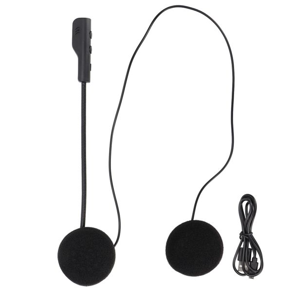 T4 Bluetooth 5.0 Helmet Headset with Noise Reduction - Volume Control for Motorcycle Sports