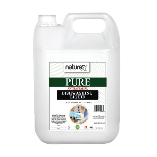 Naturex Pure Antibacterial Dishwashing Liquid 5lt