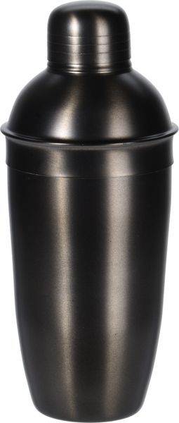Cocktail Shaker 500ml Stainless Steel Black
