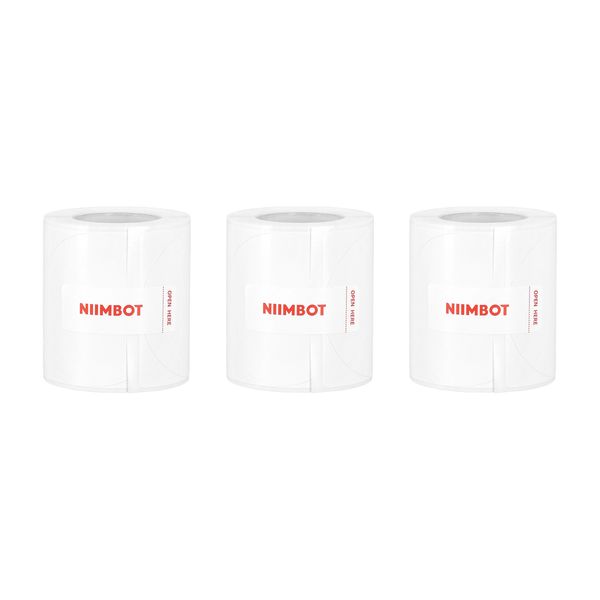 Niimbot - B1/B21/B3S - 50x50mm - White Round - 3 Pack (150 Labels per Roll)