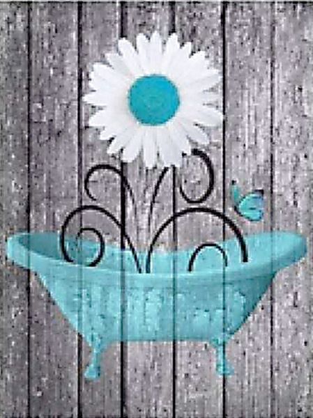 Diamond Painting SQ DIY Kit_40cm x 55cm–Flower Illustration EP171