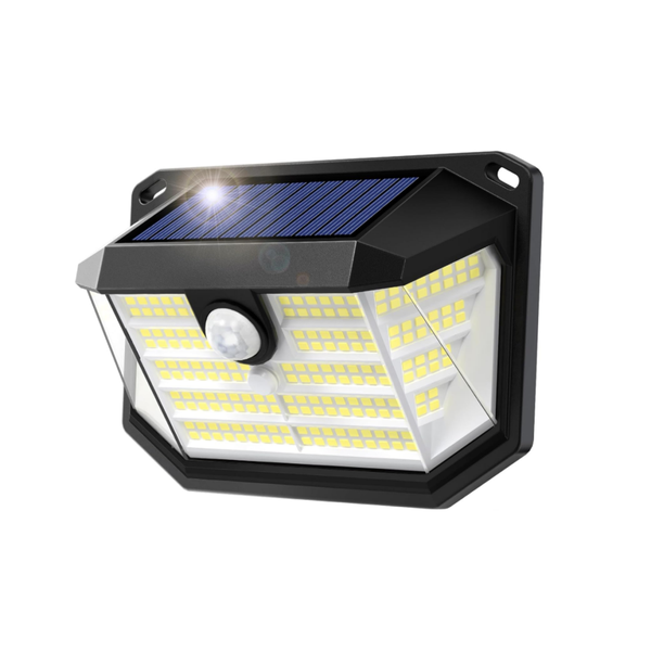 ECOMLIGHT Solar Motion Sensor Wall Light 230 LED IP64 200LM