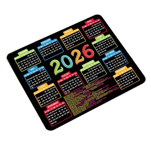 Mouse Pad with Stitched Edge, Computer Mouse Mat with Non-Slip Rubber Base