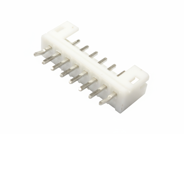 XY132-08ST: 2.00mm 8-Way Low Profile Straight SIL Header, Tin Plated