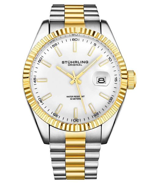 Stuhrling Original - Lineage Classic 42mm Quartz Watch - 3935.6