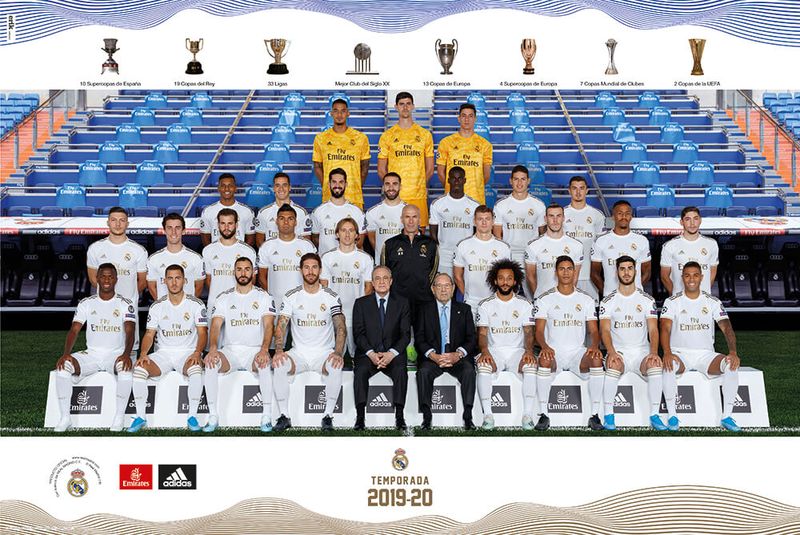 Real Madrid - Team 2019-2020 Poster