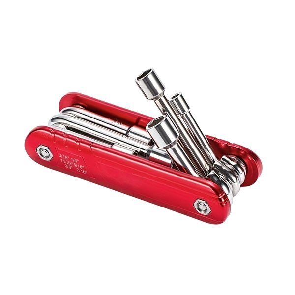 6-in-1 Portable Socket Tool Combination, Foldable Socket Wrench