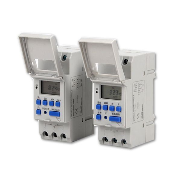 2 Pack Automatic Switch Digital LCD Power Programmable Timer Time Light Relay