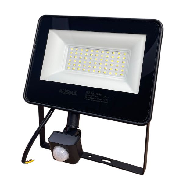 Ausma LED Floodlight with Sensor - 50W
