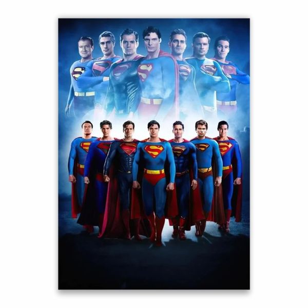 Superman Through The Years Poster - A1