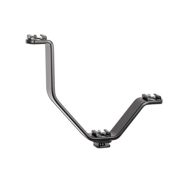 E-Photographic V-Shape Triple Hot Shoe Camera Bracket - EPH-K292