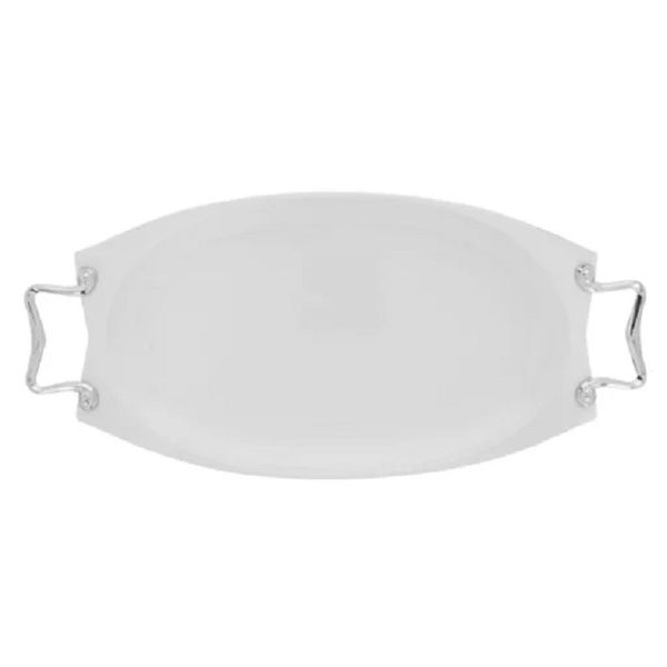 Porcelain Egg Fondue Plate-Platter