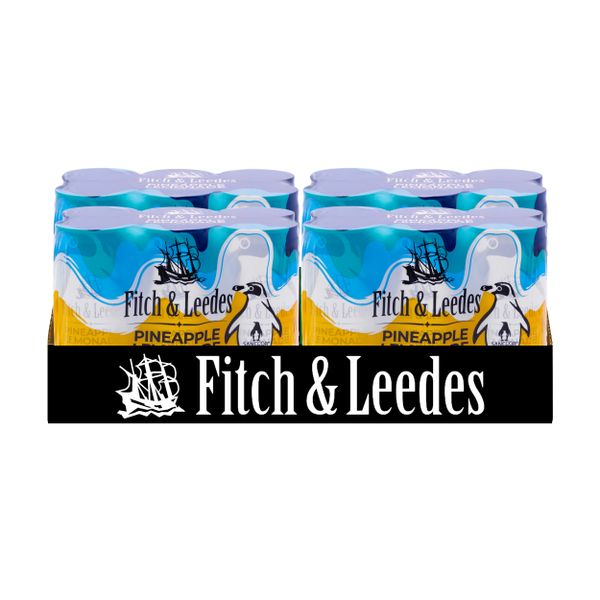 Fitch &amp; Leedes Pineapple Lemonade can 200ml x 24