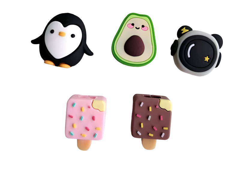 5 piece Fun Phone Cable protector