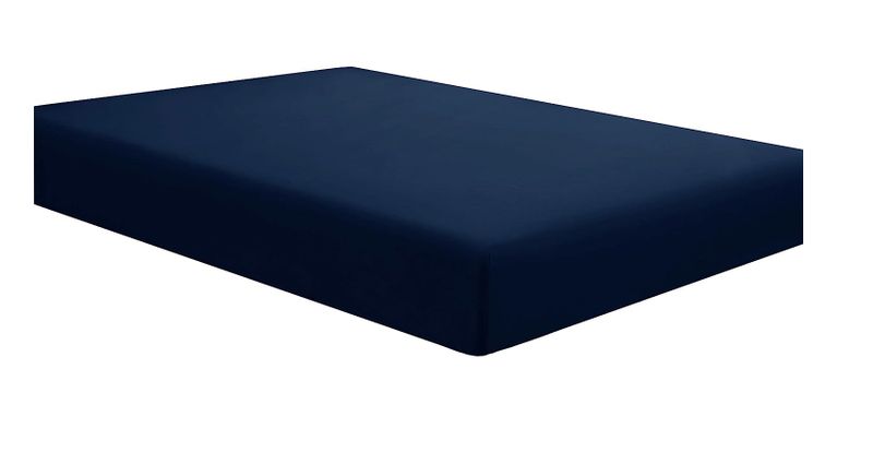 Cotton Blend - Fitted Sheet Navy Blue - King