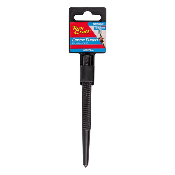 Tork Craft Centre Punch 6 X10 X125Mm (Black Finish)
