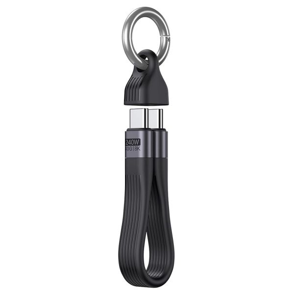 PD 240W 8K 60Hz Short USB C Cable USB 4.0 Fast Charge 40Gbps Data Transfer