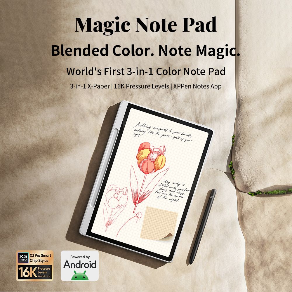 XPPen Magic Note Pad - Smart Digital Note & Drawing Pad | Shop