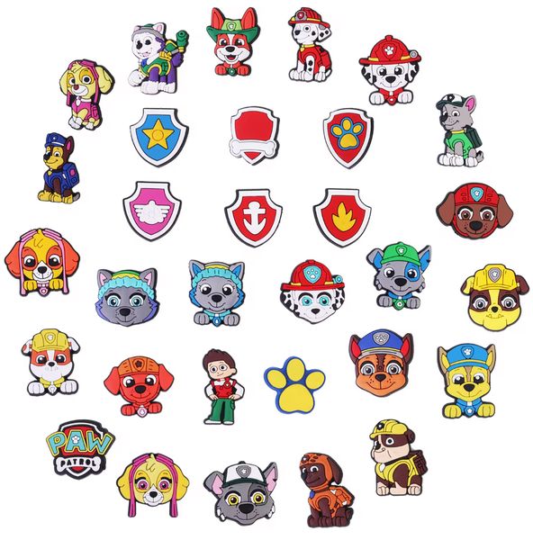 Paw Patrol Shoe Charms Set for Kids - 31 Piece