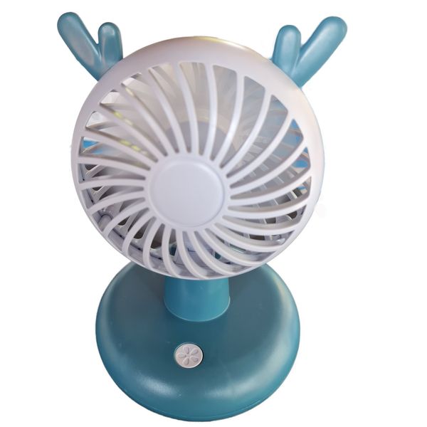 Stylish Mini Desk Fan - Rechargeable - 2 Speed