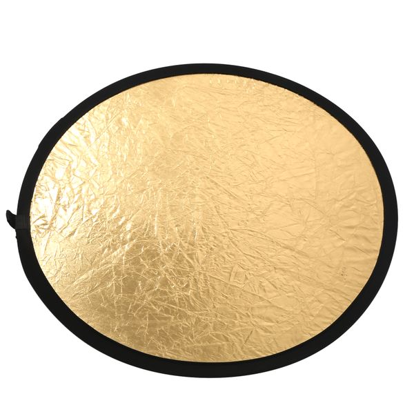 60cm 2-in-1 Reflector - Gold/Silver with Bag