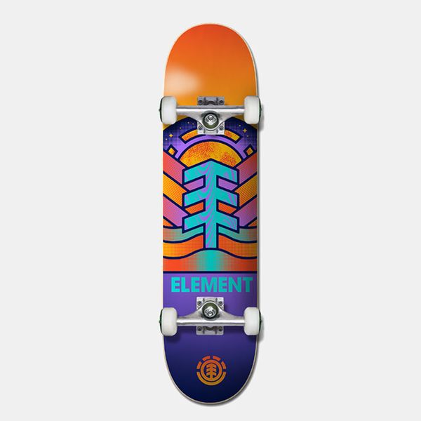 Element Adonis Complete Skateboard - Blue/Orange - 7.75 X 31.25 Street
