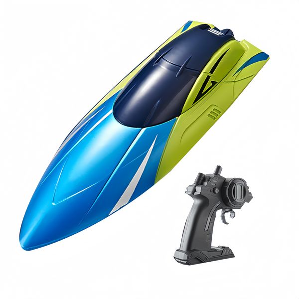 S4 High Speed RC Boat 2.4GHz Waterproof Racing Boat with LED