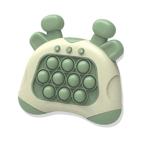 Educational Push Bubble Pop Puzzle Game For Kids - Green