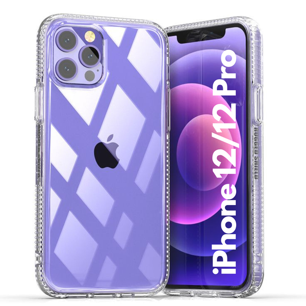CellTime™ iPhone 12 / 12 Pro Shockproof Transparent Impact-Shell Cover