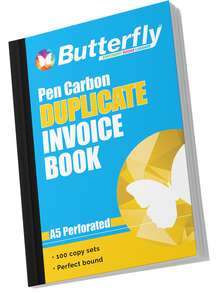 Butterfly A5 Duplicate Book - Invoice 200 Sheets