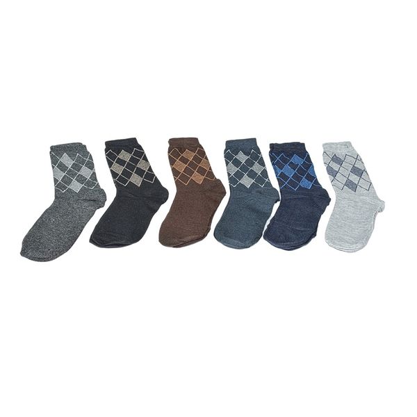 Men's Pattern Designed Fashionable &amp; Comfortable Socks-12 Pairs