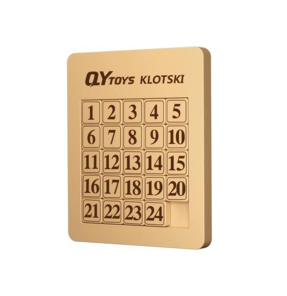 QY Toys Klotski 4x4 - Number Sliding Puzzle Brain Teaser