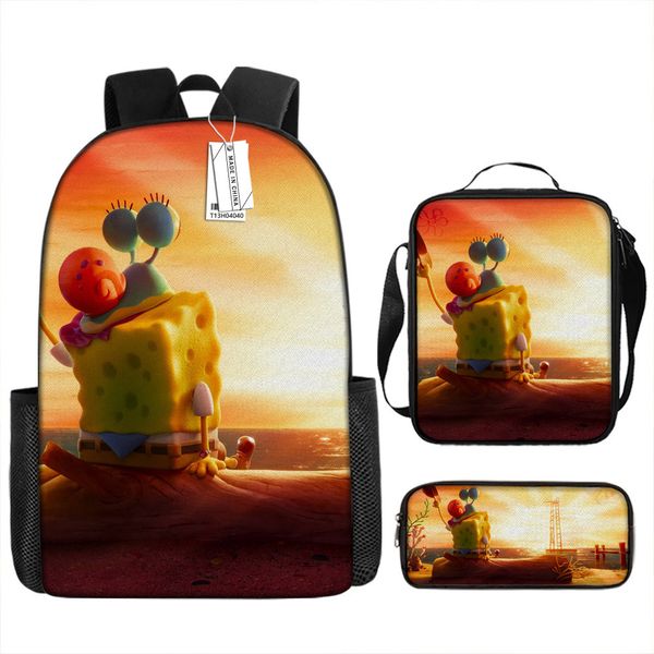 3-Piece Kids School Set - Backpack + Lunch Box + image
