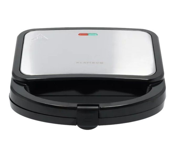 Platinum 2-Slice Sandwich Maker 750W - Quick &amp; Crispy Toasted Sandwiches