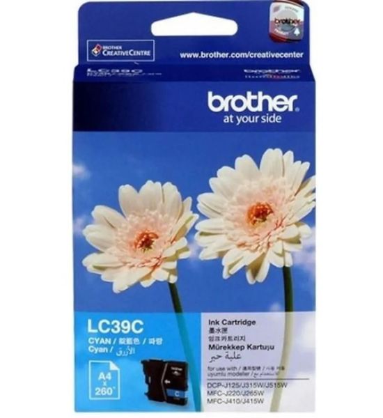 Brother ink original cartridge cyan LC 39 x 2