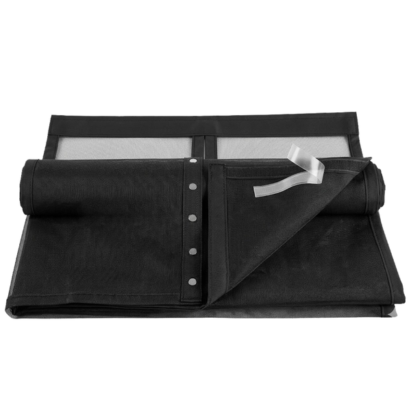 Magic Mesh Hands-Free Magnetic Screen Door - Keep Fresh Air In &amp; Bugs Out