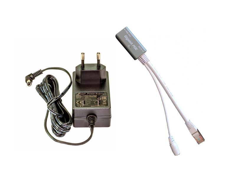 Mikrotik Network Essentials Pack : 24W Power Supply &amp; Gigabit PoE Injector