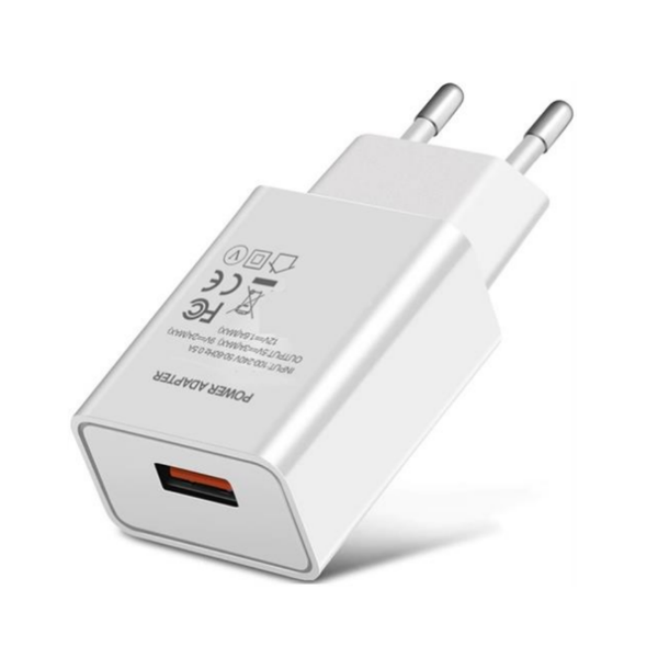 Wileyfox Quickcharge USB Wall Charger-2 Pin EU Power Adaptor