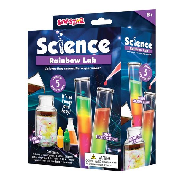 Sew-Star Rainbow Lab Science Experiment Kit for Kids