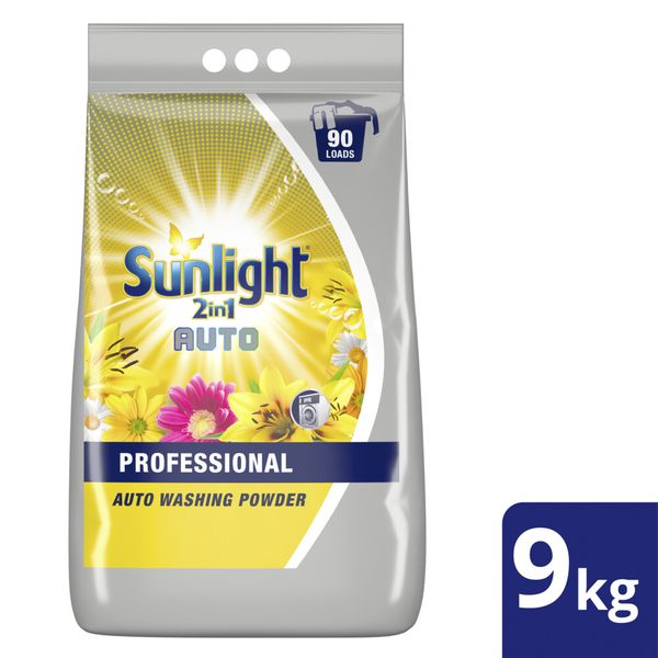 Sunlight Professional Summer Sensations 2in1 Auto Washing Powder Detergent 9kg