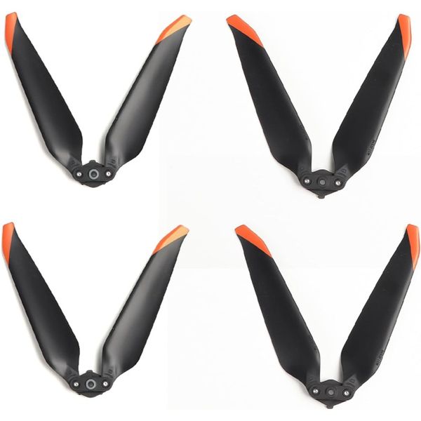 4pcs Mavic 3 Enterprise Propellers, for Mavic 3T/3E/3M (Orange)