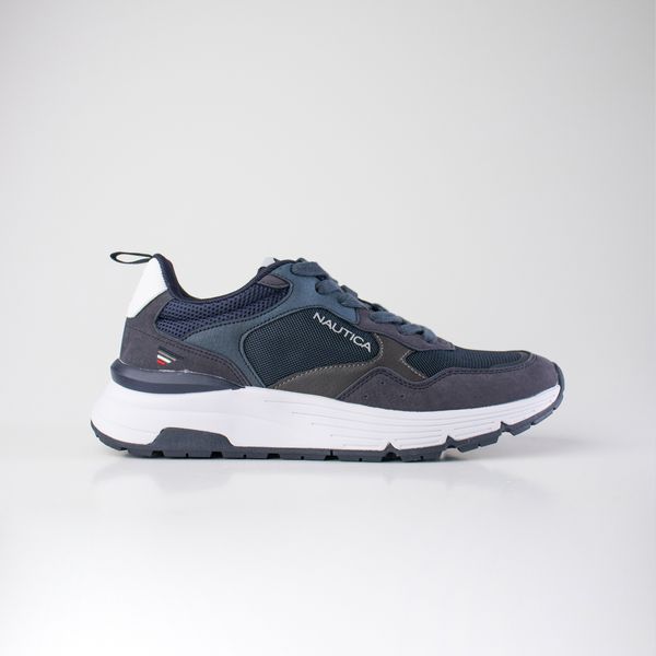 Nautica Men's Toned Sneakers-Navy