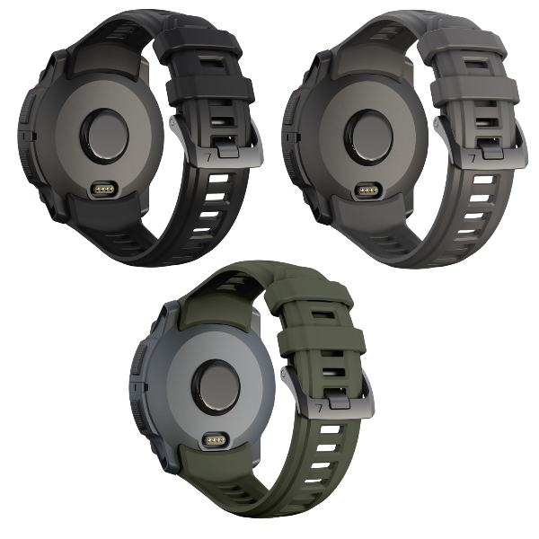 3 Pack Silicone Straps Compatible with Garmin Instinct 1 &amp; 2 (45mm)