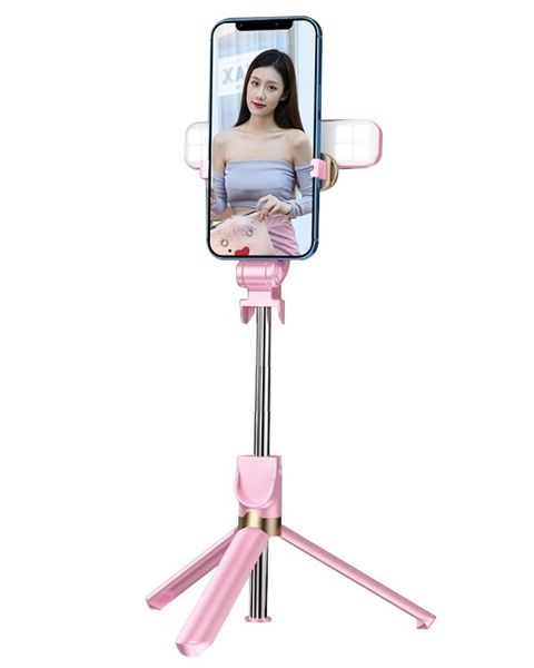 Selfie Stick with Tripod Stand for Phone with Remote and Bluetooth