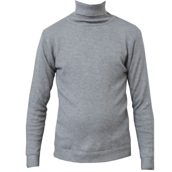 Blackchilli Men's Light Grey Poloneck