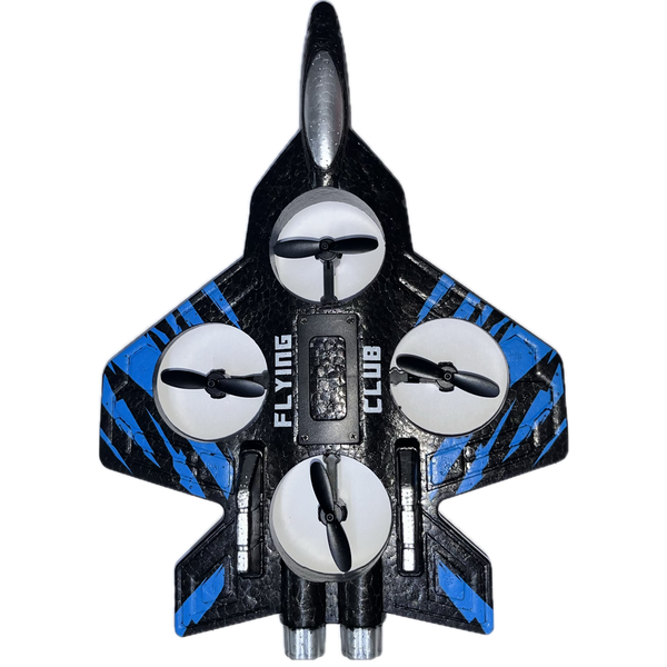 Remote Control Flying Jet / Drone Toy - LED Lights - Lightweight &amp; Durable