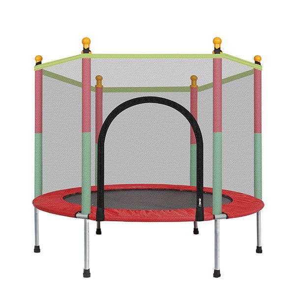 Toddlers &amp; Kids Fun Indoor &amp; Outdoor Round Trampoline With Enclosure Net