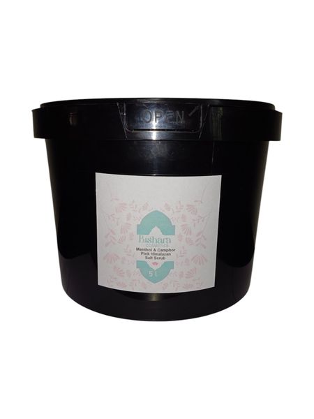 5L Menthol &amp; Camphor Pink Himalayan Scrub